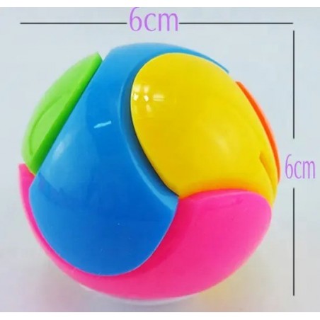 Bola Monta Desmonta Quebra Cabeça Didática Infantil 6,5 Cm - Feira Da Madrugada SP