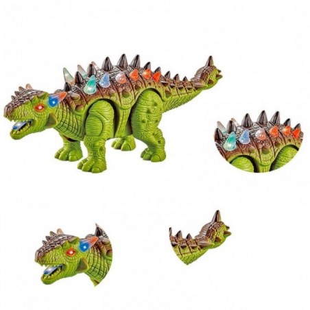 Dinossauro Luz E Som brinquedo Infantil Colorido - Feira Da Madrugada SP