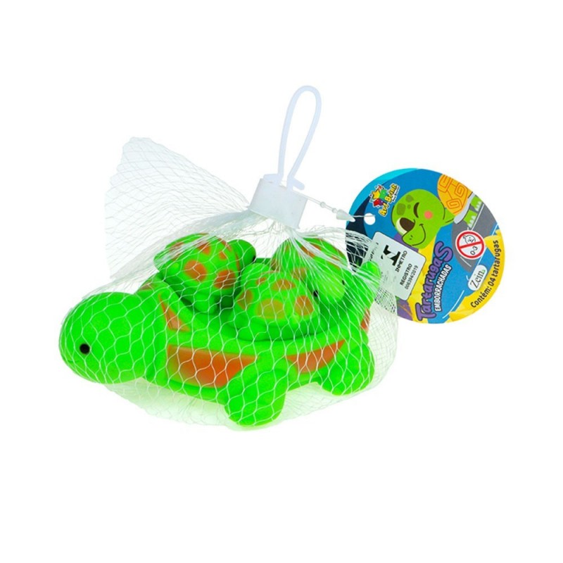 Tartaruga Emborrachada Com 3 Tartaruguinhas Infantil - Feira Da Madrugada SP