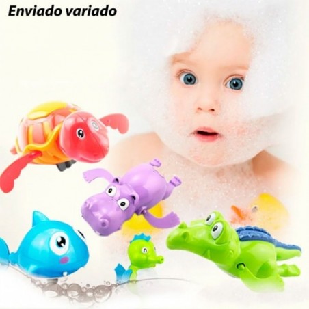 Brinquedo Para Banho Animais Nadadores A Corda Infantil - Feira Da Madrugada SP