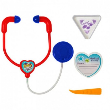 Kit Médico Infantil Com 3 Peças Brinquedo  - Feira Da Madrugada SP