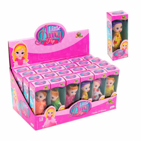 Boneca Little Amy Pop Girls Colorida Brinquedo Infantil - Feira Da Madrugada SP