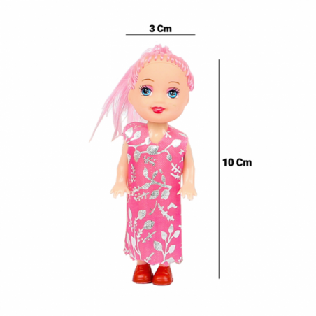 Boneca Little Amy Pop Girls Colorida Brinquedo Infantil - Feira Da Madrugada SP