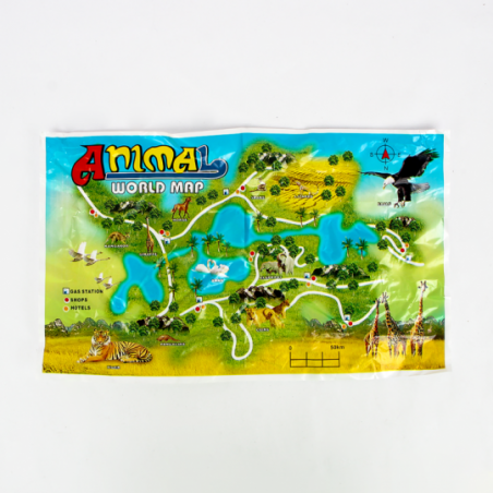 Kit Animais Da Fazenda 5 Animais E 2 Acessórios Brinquedo - Feira Da Madrugada SP