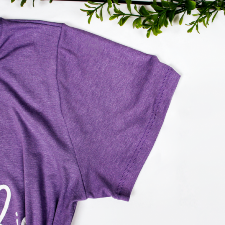 Blusa Feminina T-Shirt Manga Curta Estampada Com Frase - Feira Da Madrugada SP