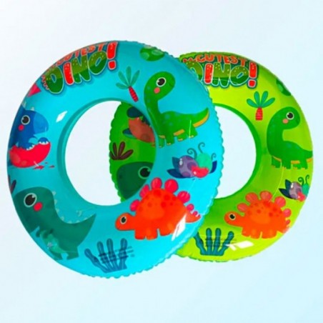 Boia Redonda Dino Inflável Estampada 70cm Infantil - Feira Da Madrugada SP