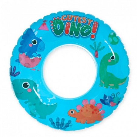 Boia Redonda Dino Inflável Estampada 70cm Infantil - Feira Da Madrugada SP