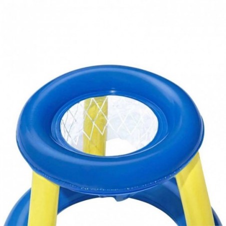 Cesta De Basquete Inflável Flutuante De Piscina Com Bola - Feira Da Madrugada SP