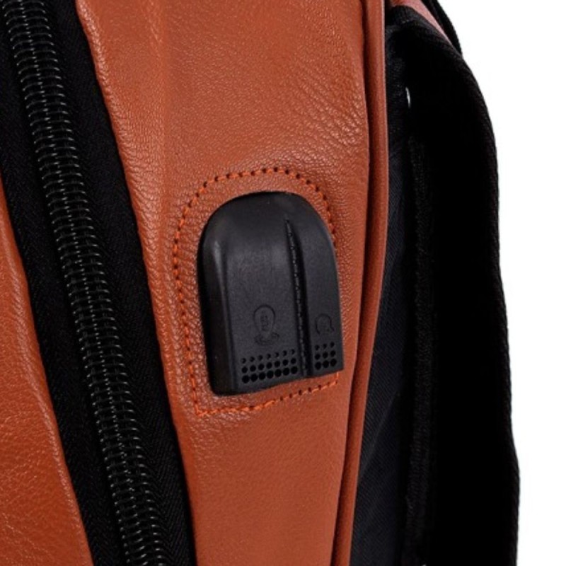 Mochila Reforçada Grande Faculdade Entradas P/ USB e Fone P2 - Feira Da Madrugada SP