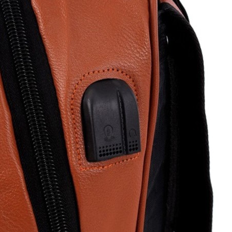 Mochila Reforçada Grande Faculdade Entradas P/ USB e Fone P2 - Feira Da Madrugada SP