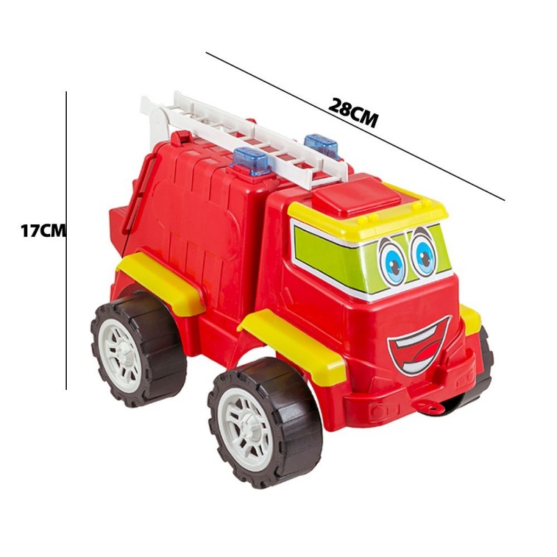 Carrinho De Bombeiro Caminhão Brinquedo Infantil - Feira Da Madrugada SP