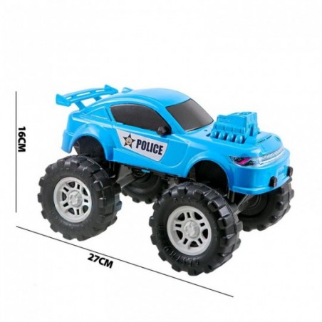 Carrinho Police 4x4 Monster Truck Brinquedo Infantil - Feira Da Madrugada SP
