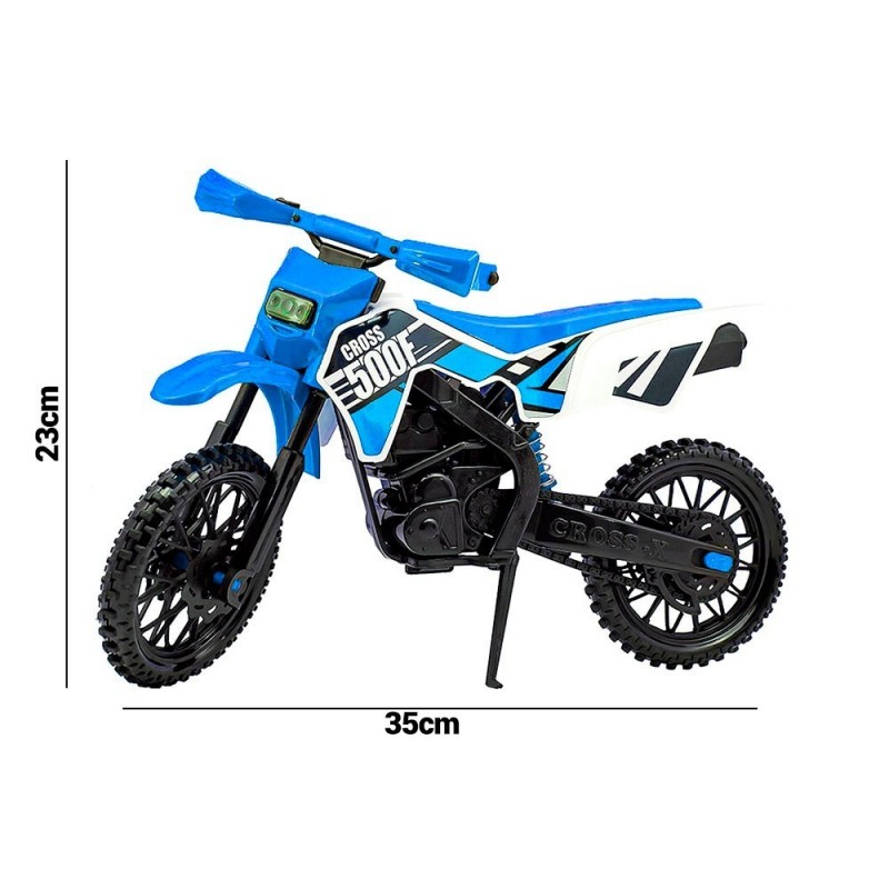 Brinquedo Moto Mega Cross Grande Com Suspensão - Feira Da Madrugada SP
