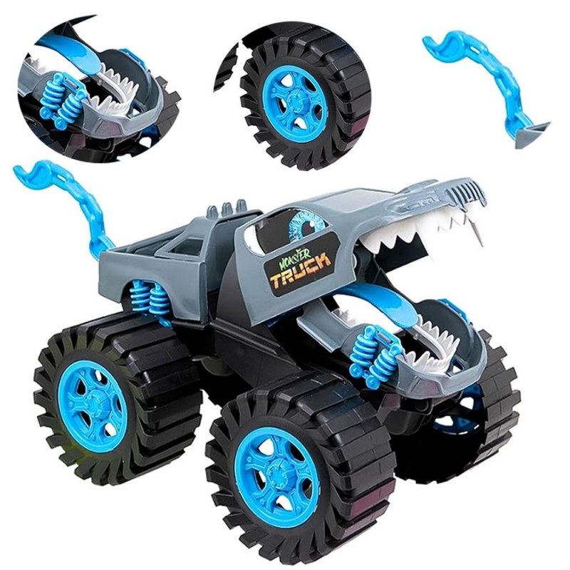 Brinquedo Carrinho Monster Truck Animais Wolf - Feira Da Madrugada SP