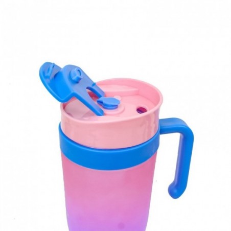 Kit Copo 1,5L  Com Alça Lateral E 2 Garrafas Coloridas - Feira Da Madrugada SP
