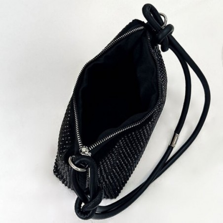 Bolsa Feminina De Ombro Pequena Com Pedrinhas De Brilho - Feira Da Madrugada SP