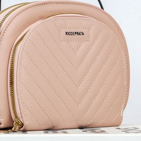 Bolsa Feminina Tiracolo Redonda Transversal 3 Divisórias - Feira Da Madrugada SP