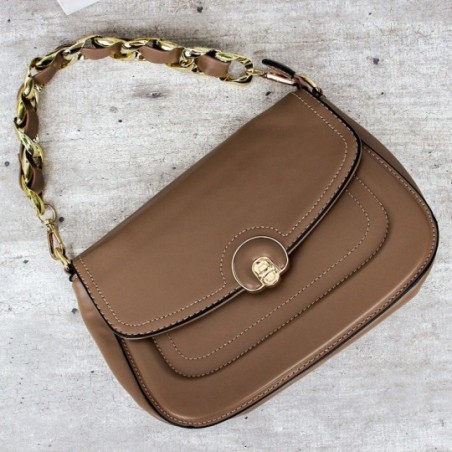 Bolsa Feminina Transversal Lisa 1 repartição Com Alça Corrente - Feira Da Madrugada SP
