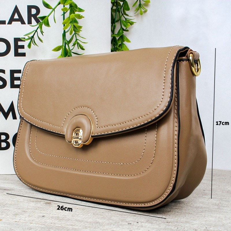 Bolsa Feminina Transversal Lisa 1 repartição Com Alça Corrente - Feira Da Madrugada SP