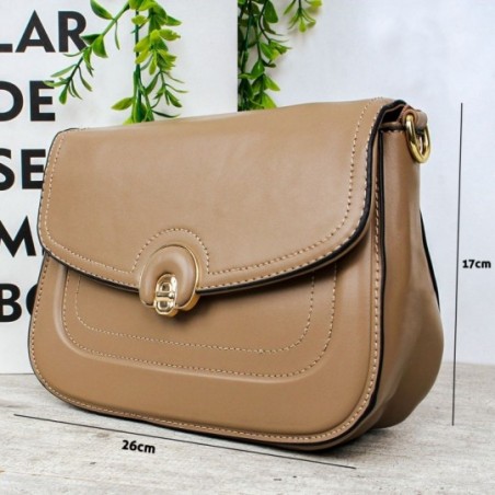 Bolsa Feminina Transversal Lisa 1 repartição Com Alça Corrente - Feira Da Madrugada SP