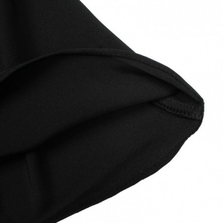 Blusa Regata Feminina Gola V Alça C/ Elástico Tecido Crepe - Feira Da Madrugada SP