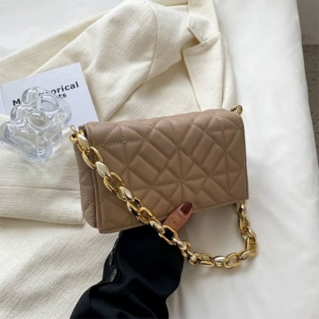 Bolsa Feminina Acolchoada Blogueira Com Alça De Corrente - Compre Agora!