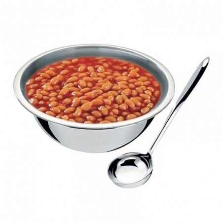 Conjunto Para Feijão 2 Peças Tigela E Concha Inox - Feira Da Madrugada SP