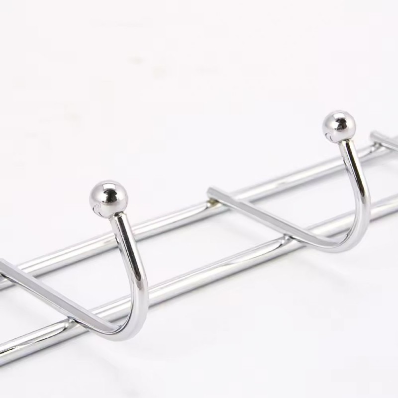 Suporte Cabide De Parede 6 Ganchos Multiuso Wellmix