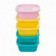 Conjunto De Potes Organizadores Kit 5 Peças 690ml Coloridos