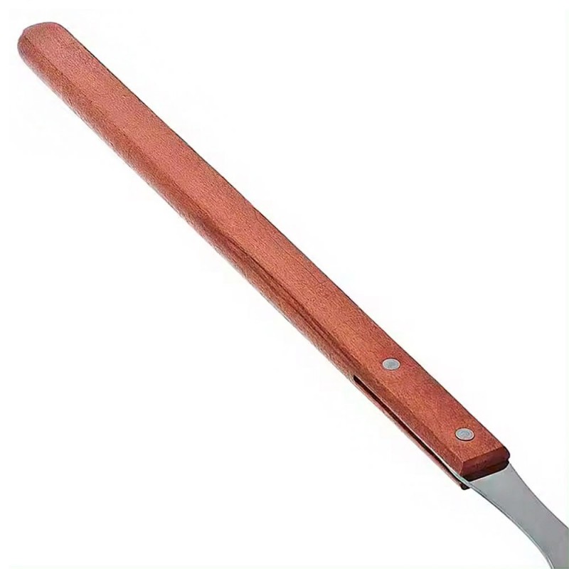 Garfo Trinchante 5" De Inox P/ Churrasco Com Cabo De Madeira - Feira Da Madrugada SP