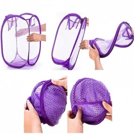 Cesto Organizador Dobrável 20cm x 20cm Multiuso - Feira Da Madrugada SP
