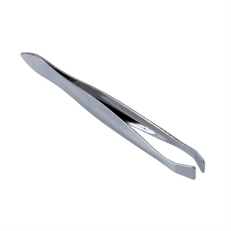 Pinça De Sombrancelha De Inox 6 Unidades Na Cartela