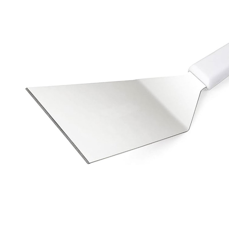 Espátula Curva 2,5" Em Inox Cabo De Plástico Multiuso
