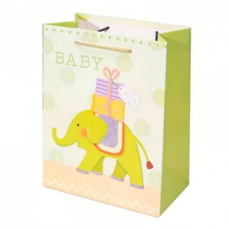 Sacola Para Presente De Papel Kids Pequena 18cm x 23cm