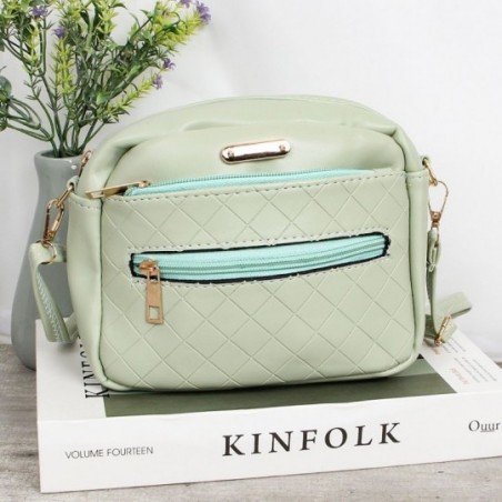 Mini Bolsa Tiracolo Alça Transversal Feminina Lisa - Feira Da Madrugada SP