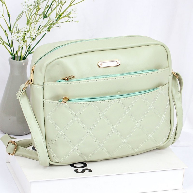 Mini Bolsa Tiracolo Alça Transversal Feminina Lisa - Feira Da Madrugada SP