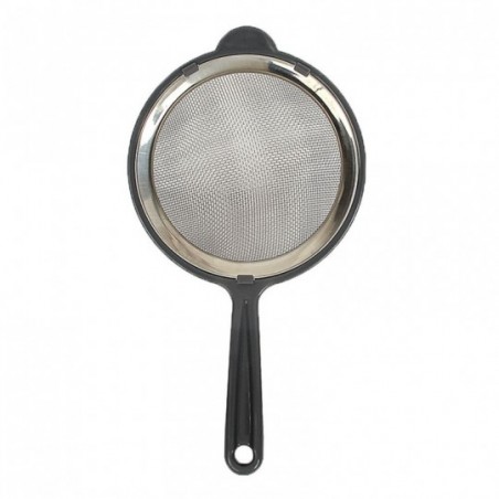 Peneira Em Aço Inox Com Cabo De Plástico 10cm