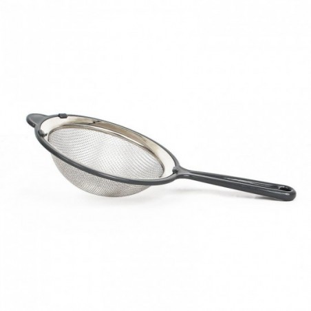 Peneira Em Aço Inox Com Cabo De Plástico 10cm