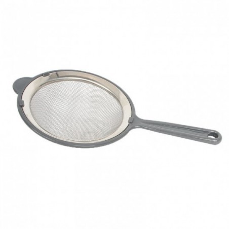 Peneira Em Aço Inox Com Cabo De Plástico 10cm