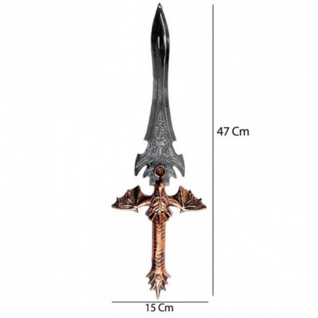 Brinquedo Espada De Plástico Medieval Guerreiros Da Noite