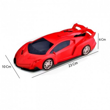 Carrinho De Fricção De Plástico Sport Car 22cm