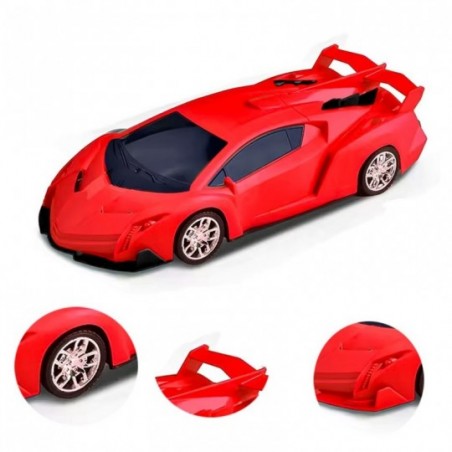Carrinho De Fricção De Plástico Sport Car 22cm