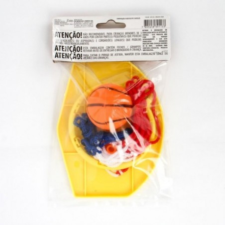 Mini Cesta De Basquete Com Bola E Ventosa Brinquedo Infantil
