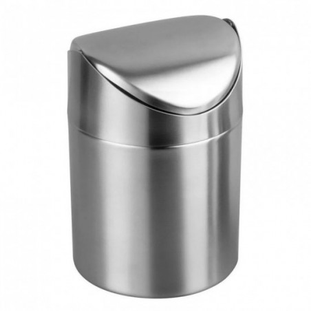Lixeira De Aço Inox 1,5 Litros Swing Basculante
