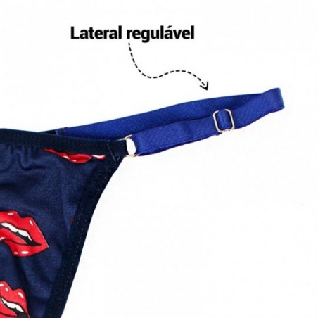 Kit 3 Calcinhas Femininas Com Regulagem Estampas variadas