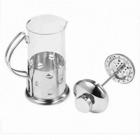 Cafeteira Francesa 350ml Em Inox Serve 4 Xícaras