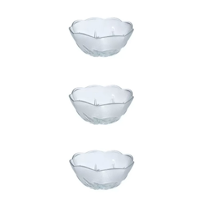Conjunto De Tigelas Tulip 3 Peças De 360ml Para Sobremesas