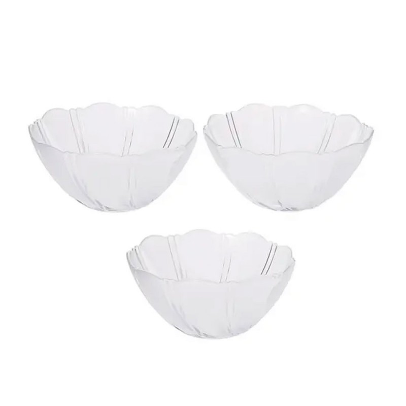 Conjunto De Tigelas Petit 350ml Para Sobremesa 3 Peças