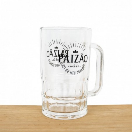 Caneca De Vidro Paizão 350ml Para Cerveja E Chopp