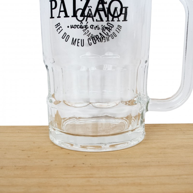 Caneca De Vidro Paizão 350ml Para Cerveja E Chopp